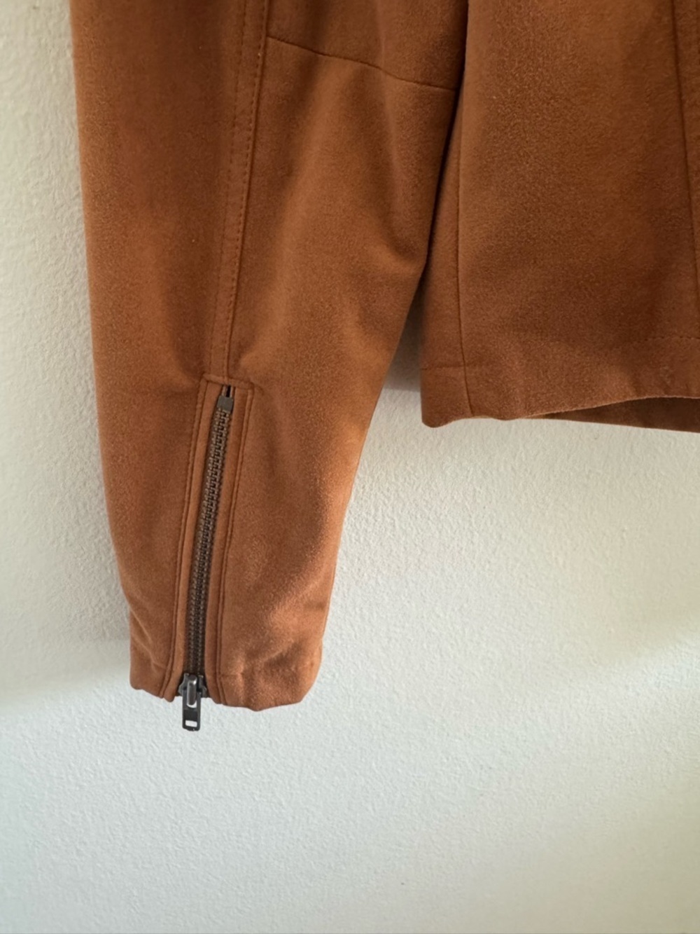 Nifty Genius Tan Rider Moto Jacket size Small - Picture 7 of 7